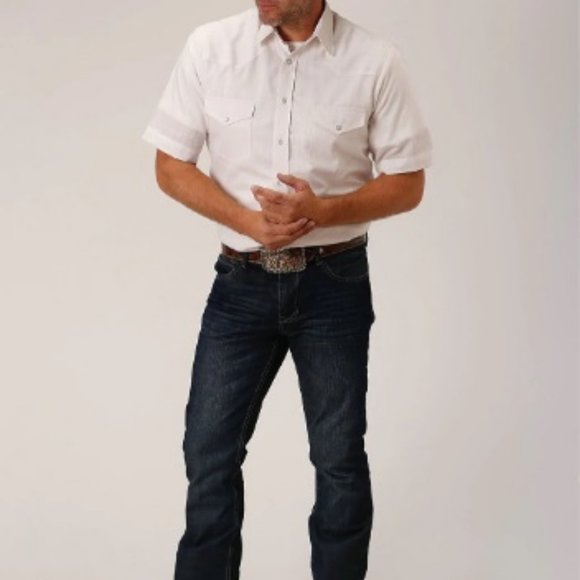 Mens Western Shirt by Ely Plains - Picture 2 of 14